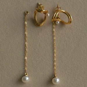 Nora Versatile 2 in 1 Pearl Drop Earrings