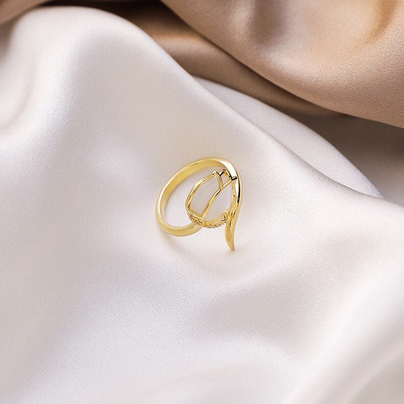 Celeste Leaf Ring for Women