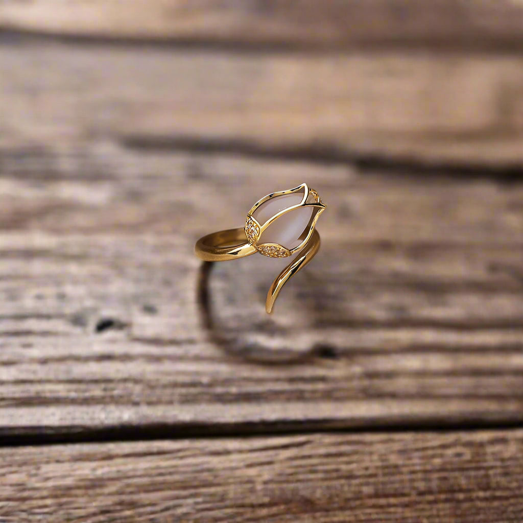 Celeste Leaf Ring for Women