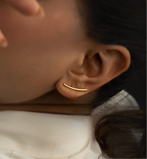 Luna Minimalist Studs