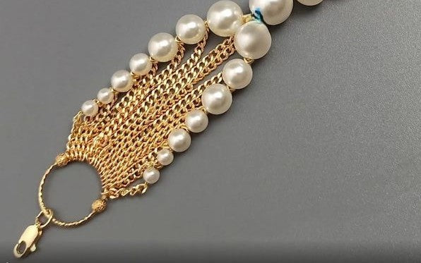 Ivory Veil Bracelet
