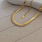 Elina Gold and Crystal Necklace
