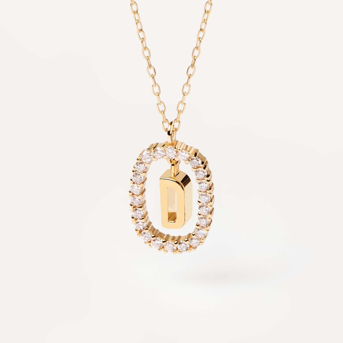 Lena  Radiant Initial Necklace