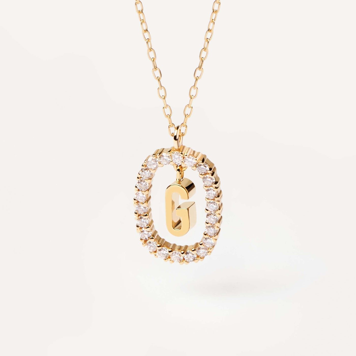 Lena  Radiant Initial Necklace