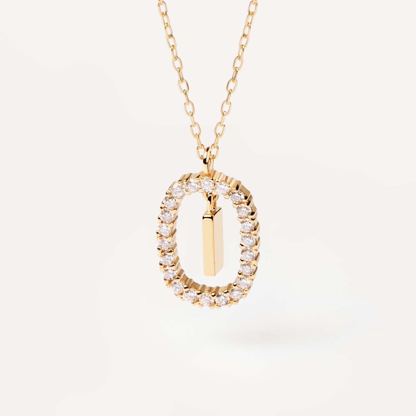 Lena  Radiant Initial Necklace