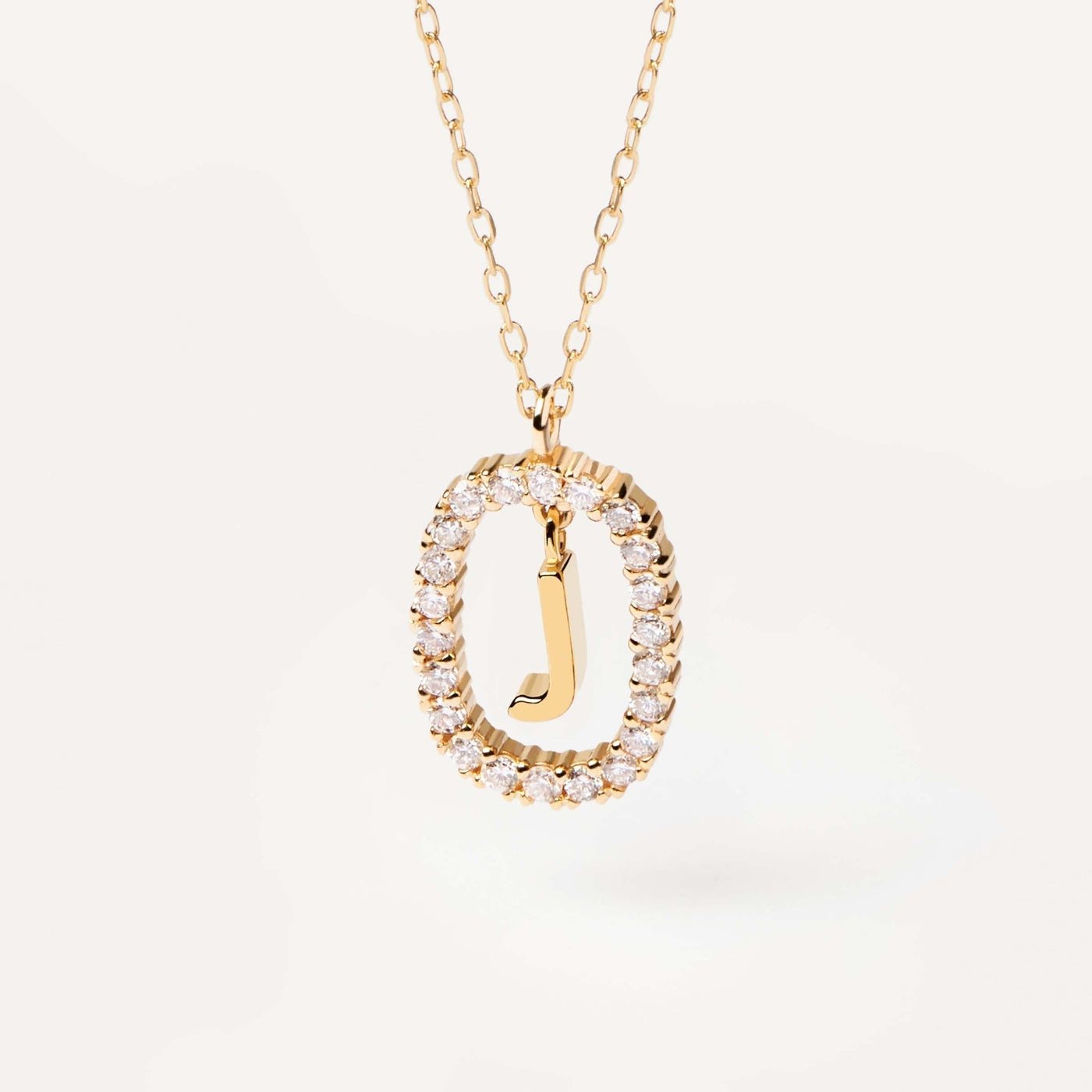 Lena  Radiant Initial Necklace