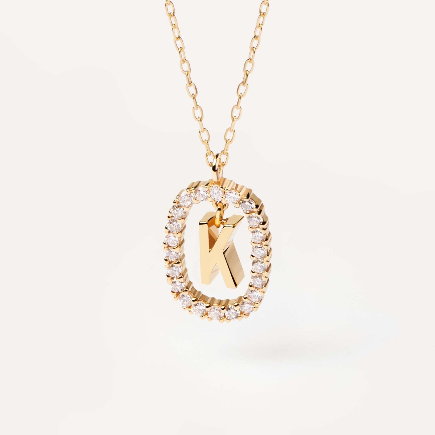 Lena  Radiant Initial Necklace