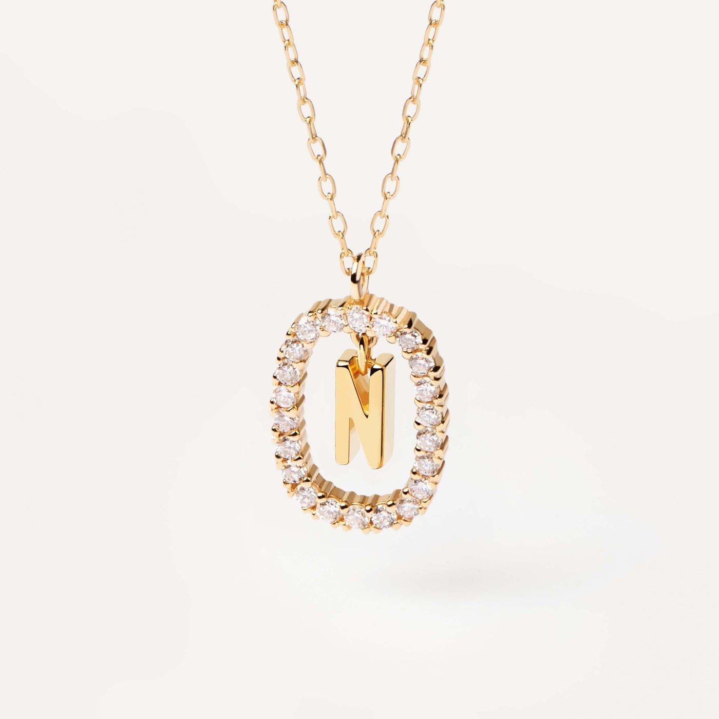 Lena  Radiant Initial Necklace