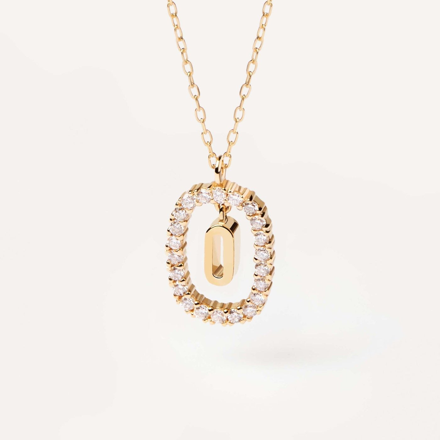 Lena  Radiant Initial Necklace