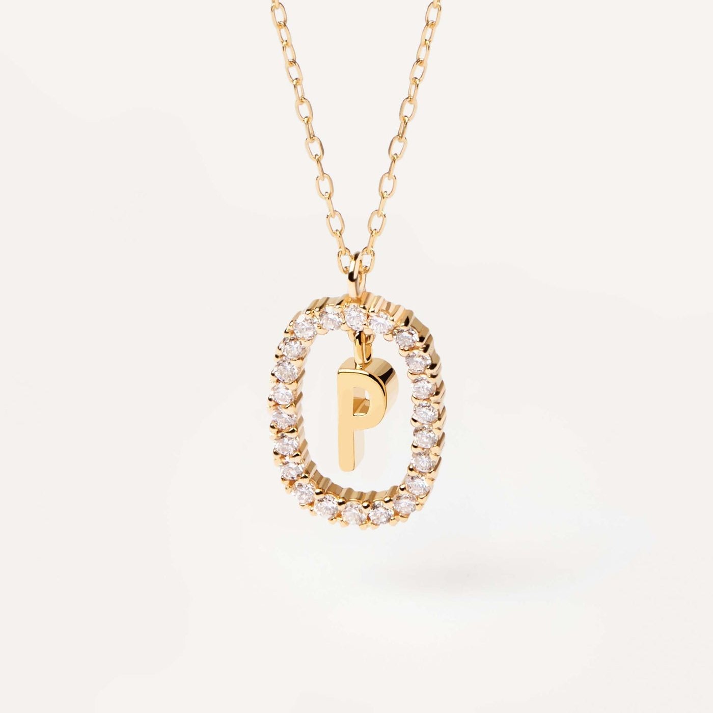 Lena  Radiant Initial Necklace