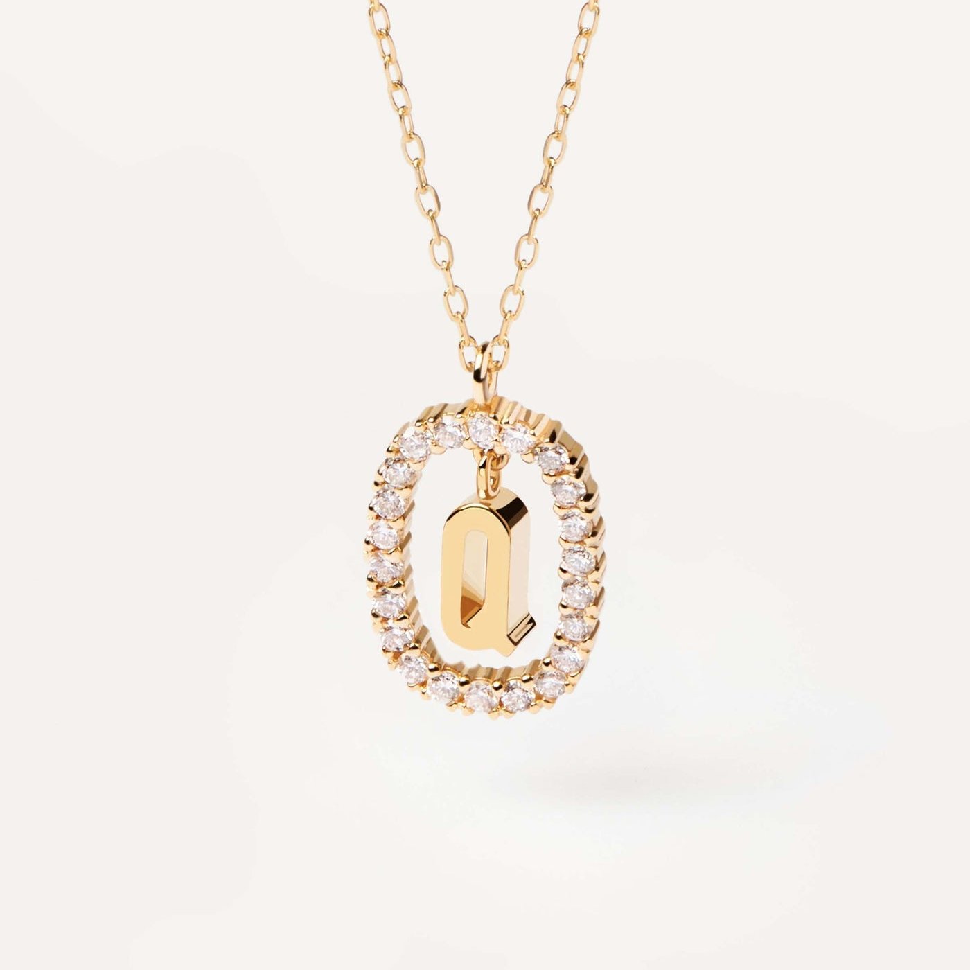 Lena  Radiant Initial Necklace