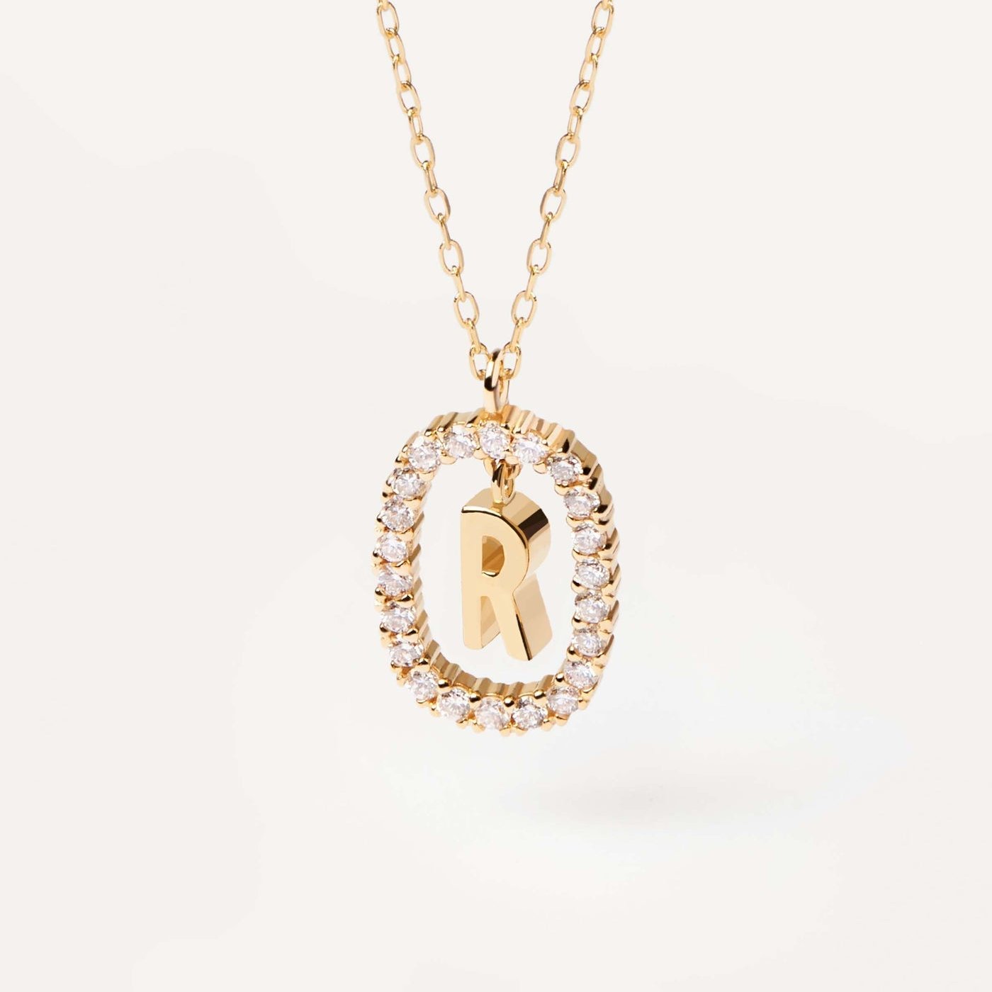 Lena  Radiant Initial Necklace