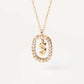 Lena  Radiant Initial Necklace