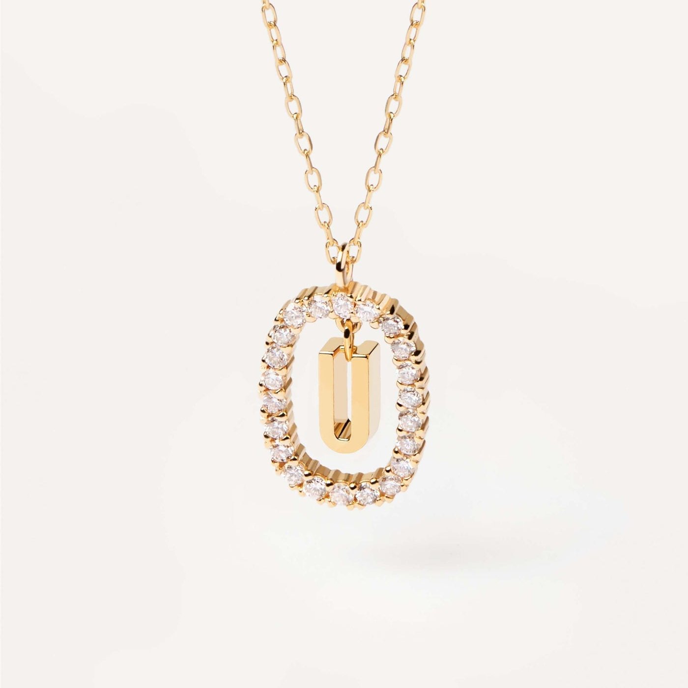 Lena  Radiant Initial Necklace