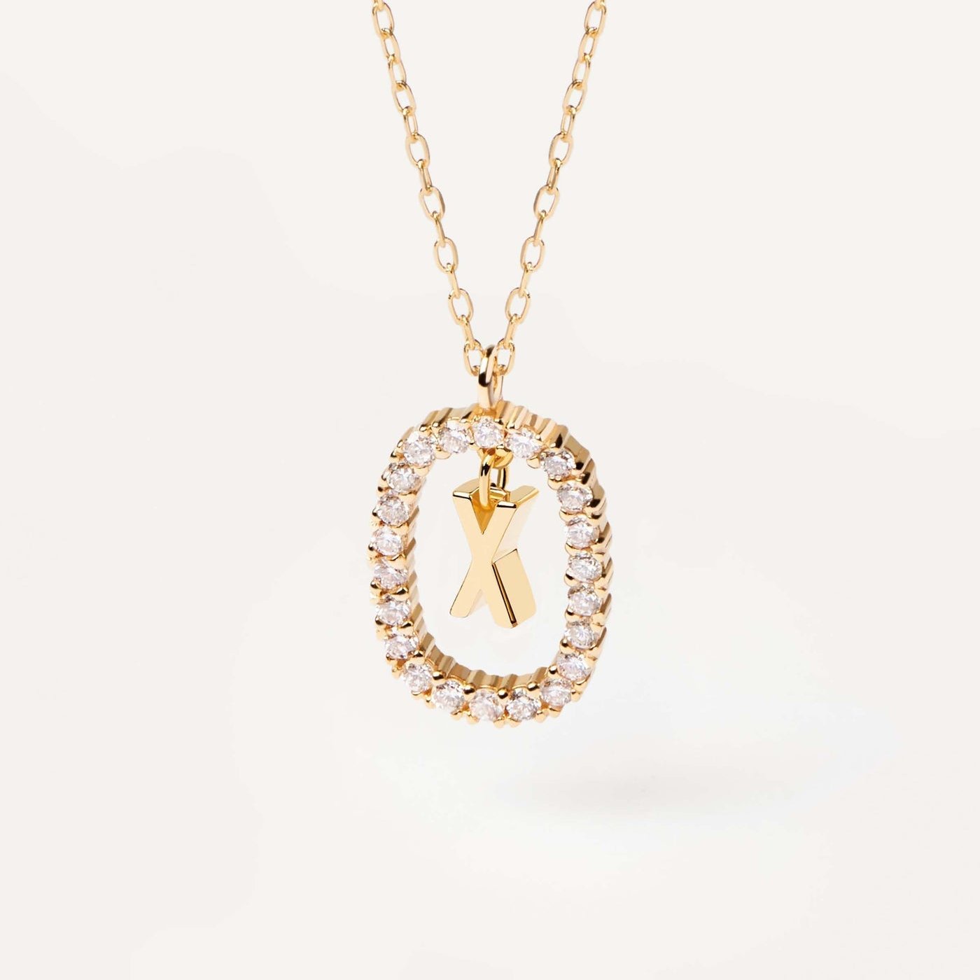 Lena  Radiant Initial Necklace