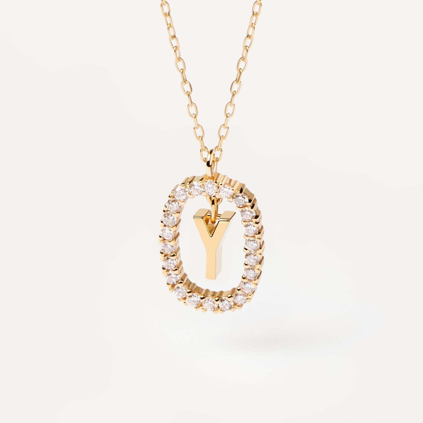 Lena  Radiant Initial Necklace