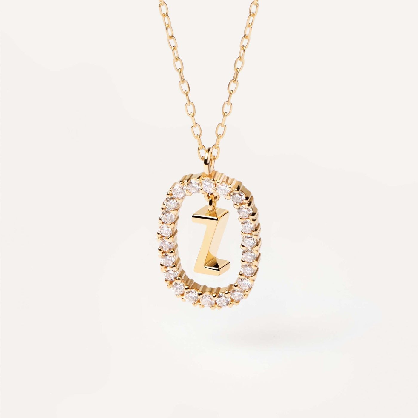 Lena  Radiant Initial Necklace