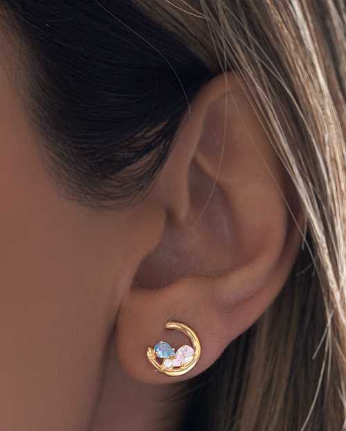 Sana Moonstone Studs