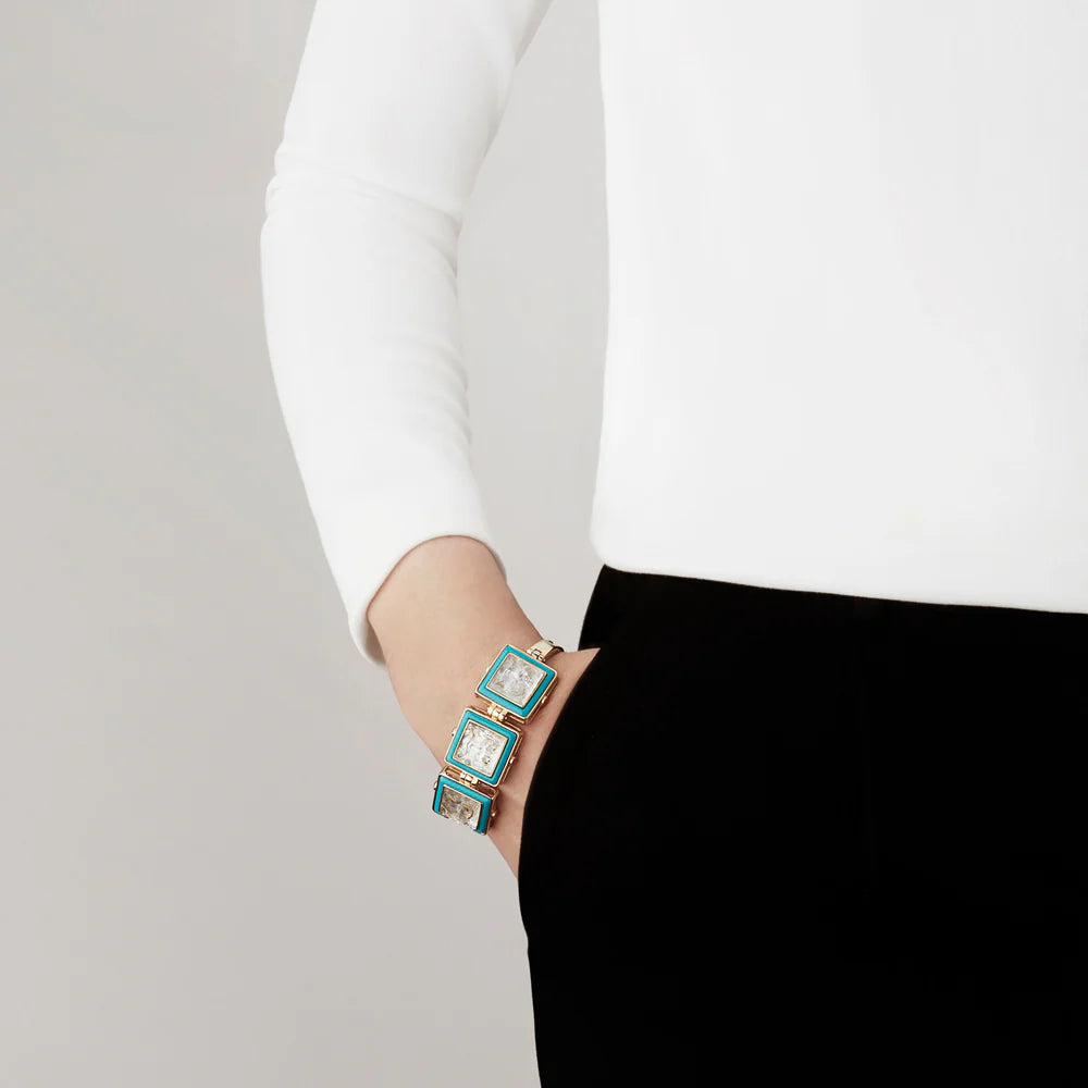 Amelia Cameo Turquoise Bracelet