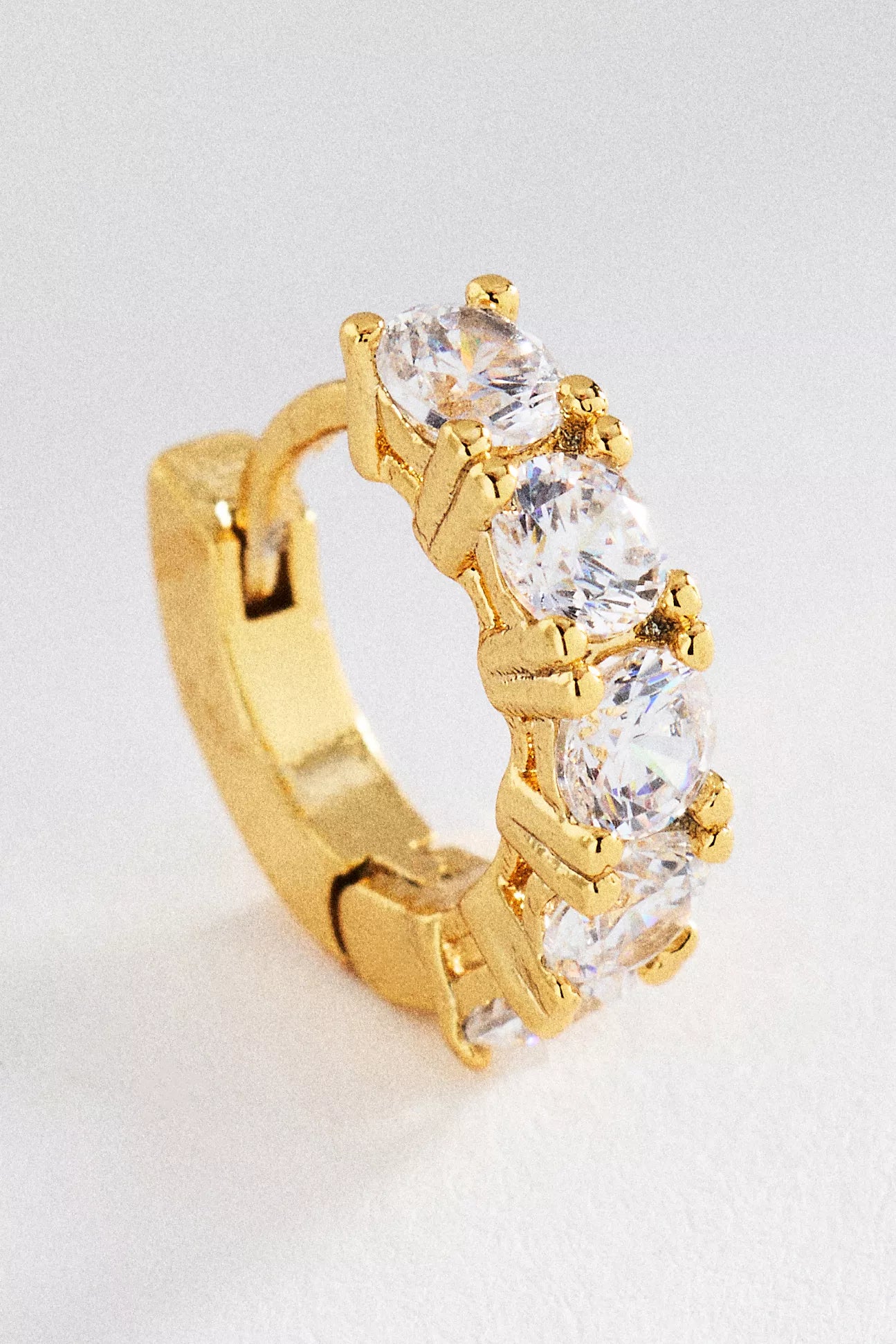 Eterna Radiance Huggie Hoops