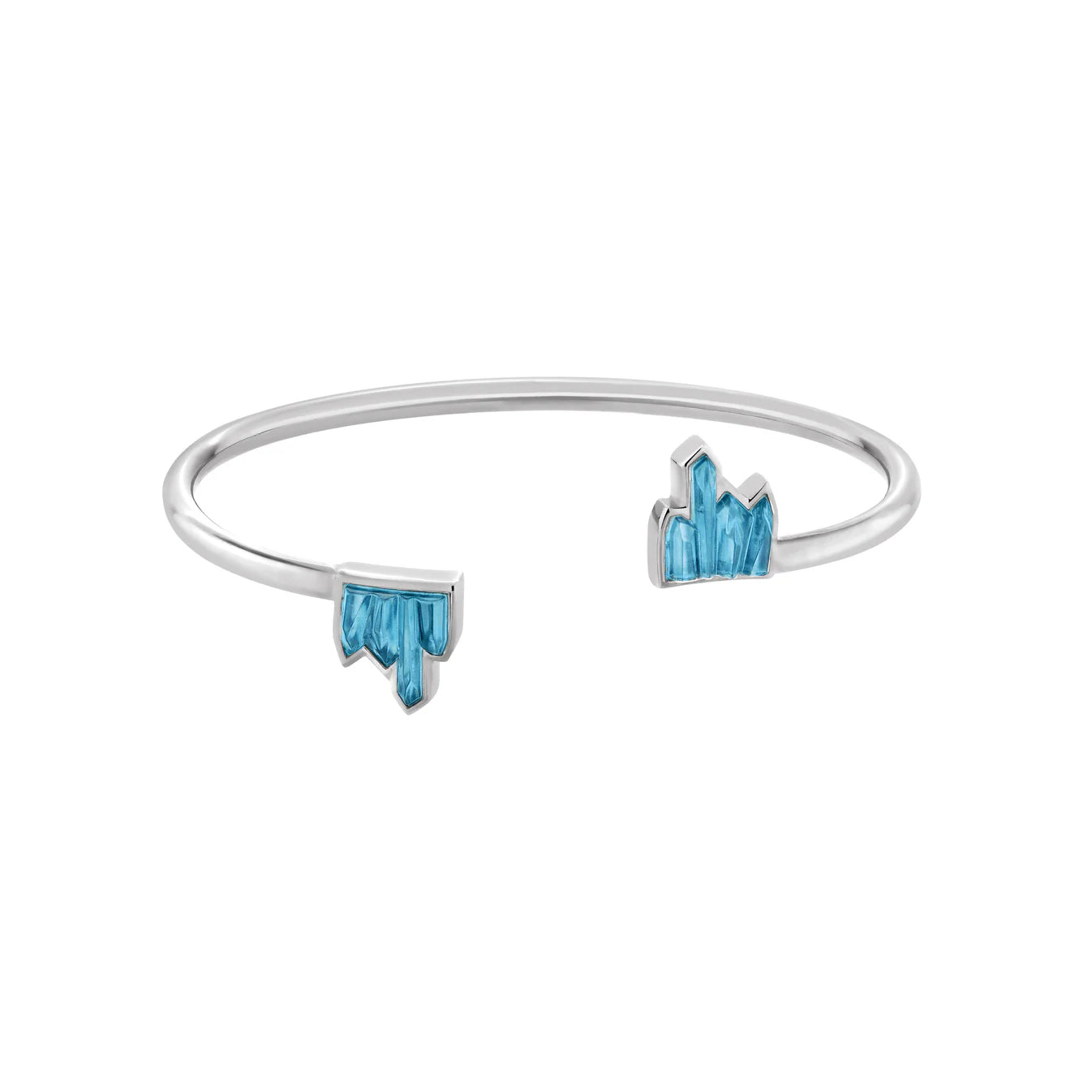 Maya Clear Crystal Statement Bracelet and Ring Set