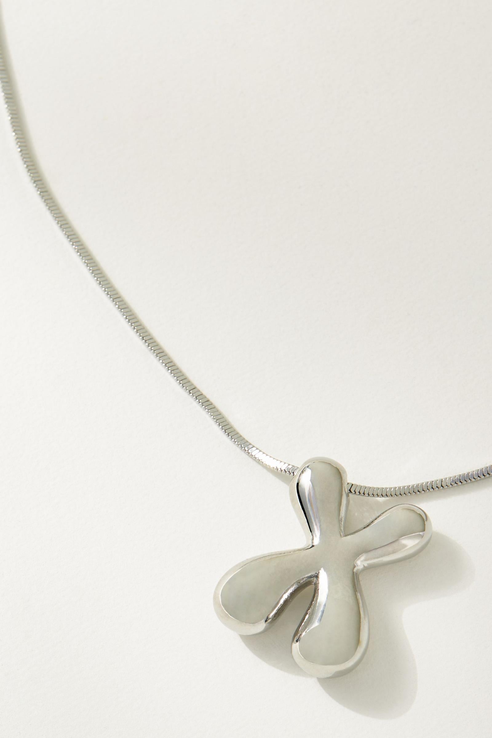 Hana's Bubble Initial Necklace