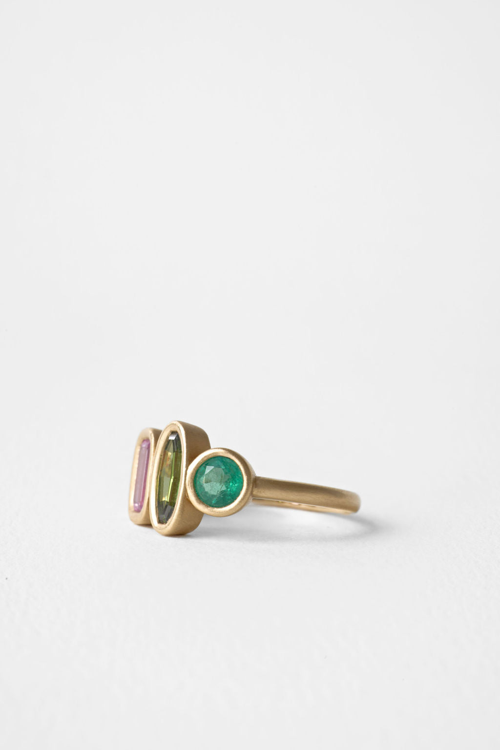 Serene Stones Gold Ring