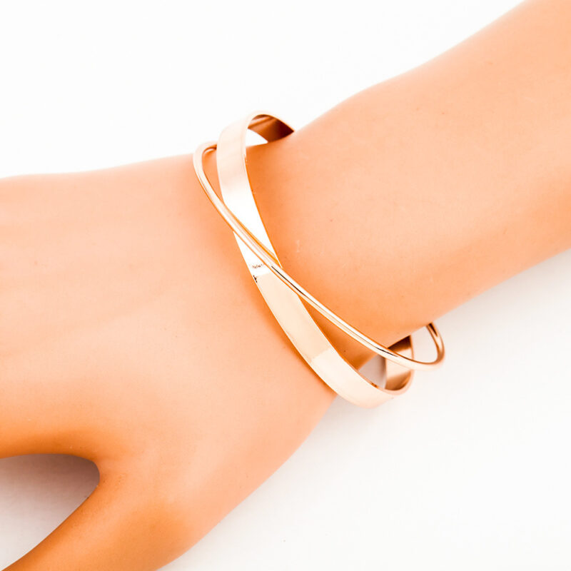 Elysia Dual-Tone Cuff Bracelet