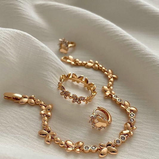 Butterfly Bloom Jewelry Set for Women