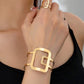 Nina Geometric Cuff Bracelet