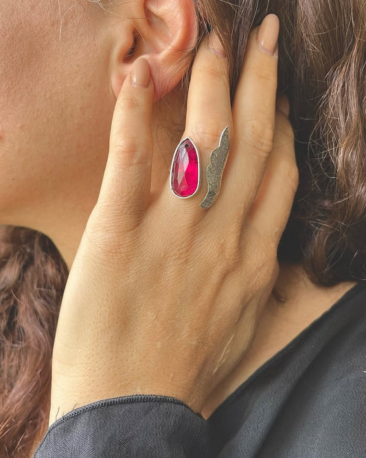 Leona Dual Flame Ring