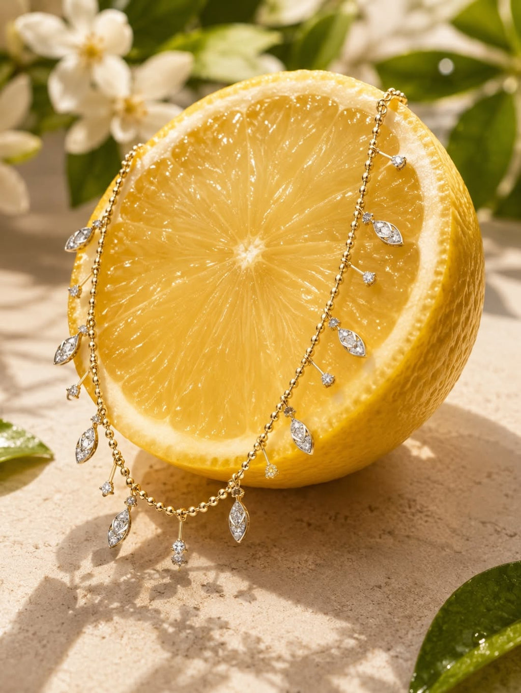 Livia Leaf Necklace for Women