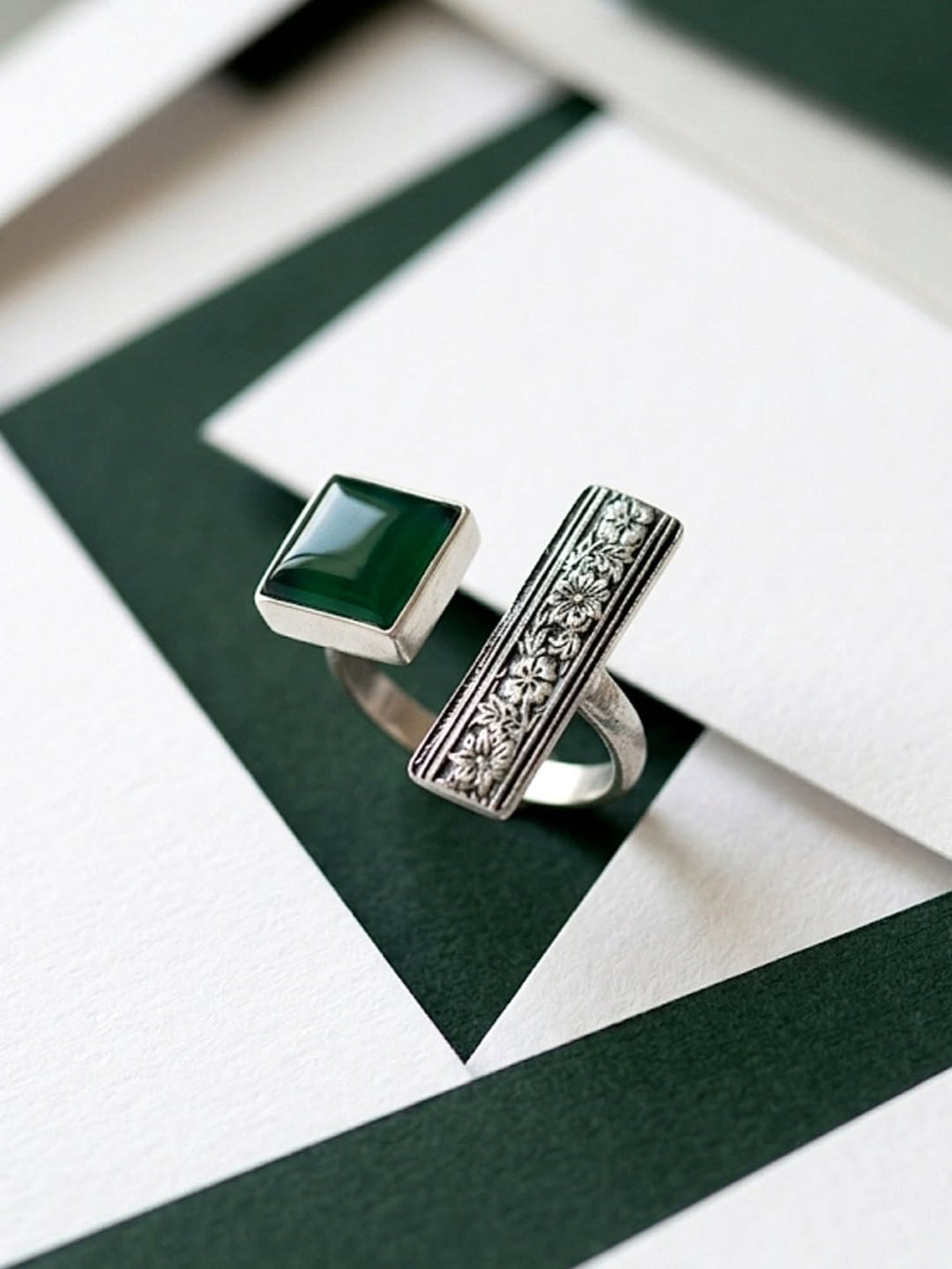Monochrome Duo Ring