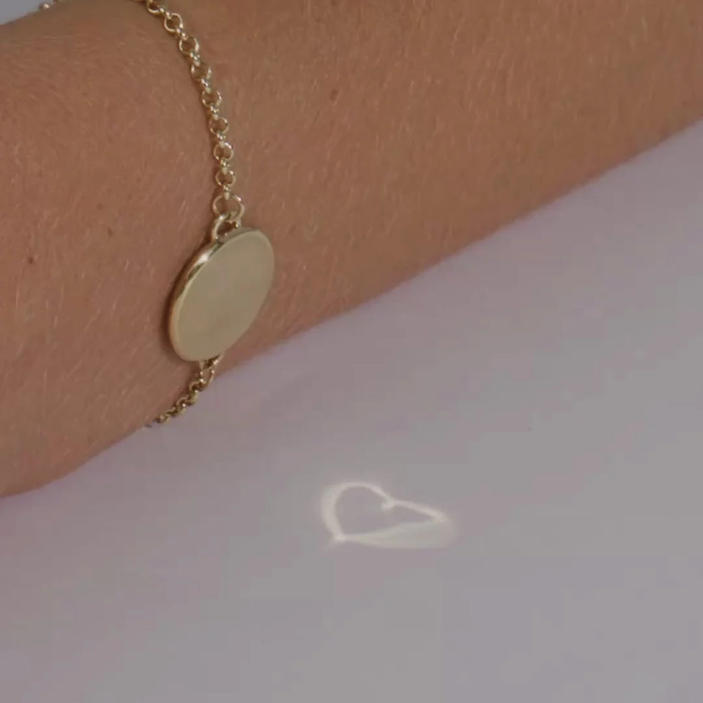 Celine Signature Coin Bracelet
