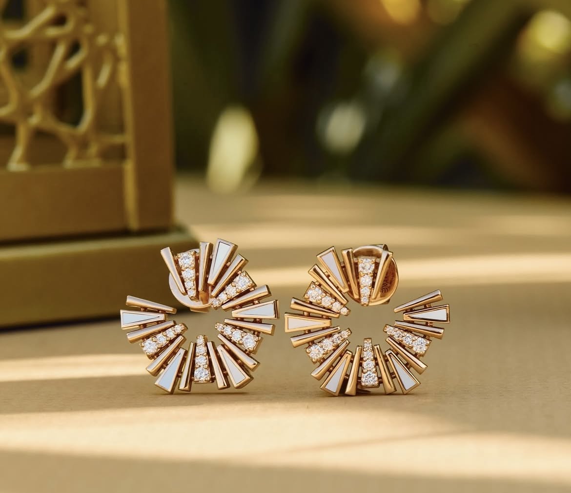 Solara Prism Statement Earrings