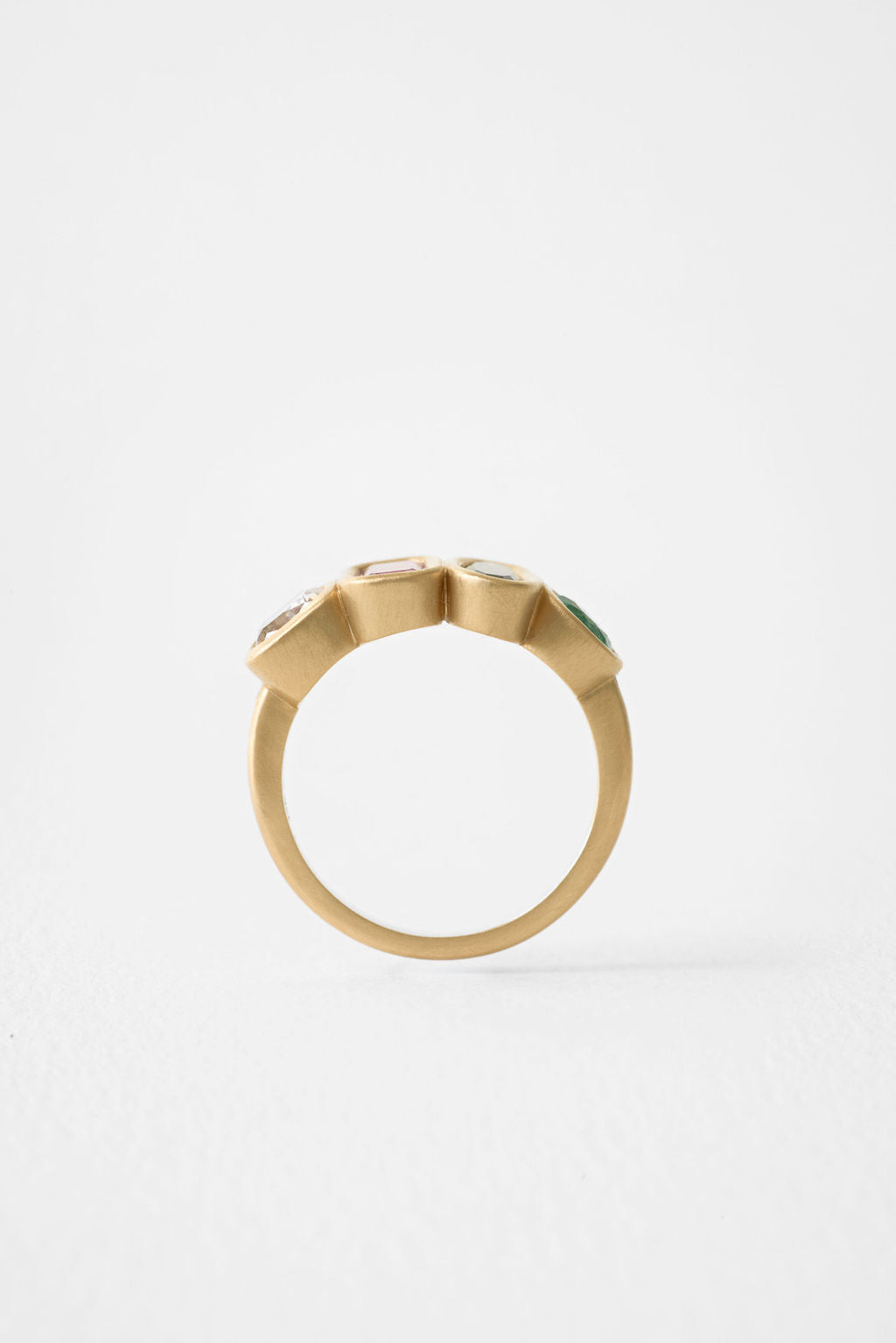 Serene Stones Gold Ring