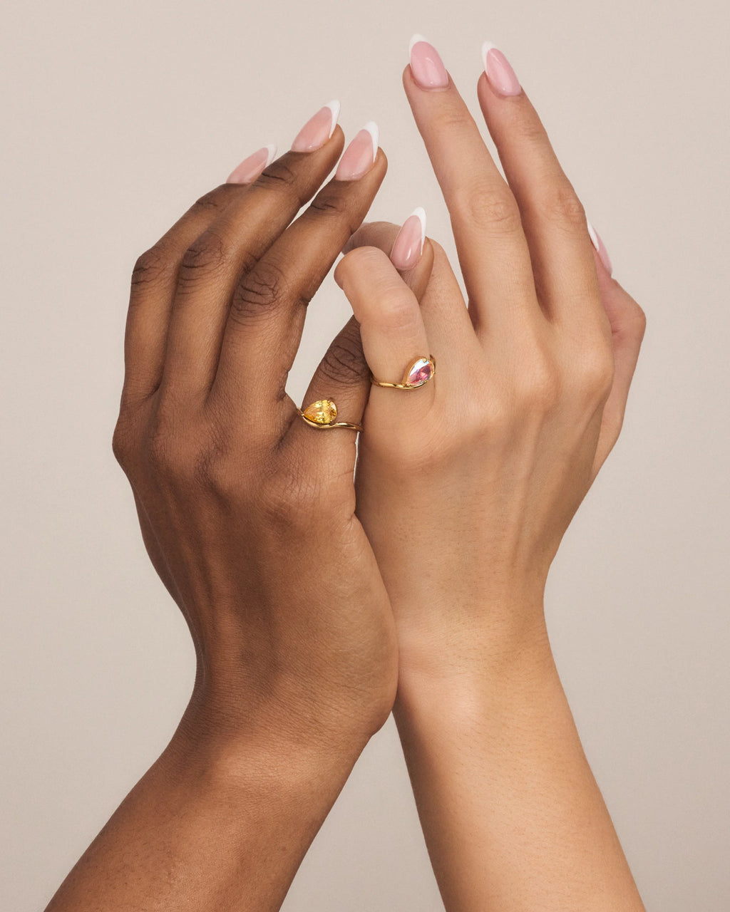 Cassie Golden Marquise Birthstone Ring