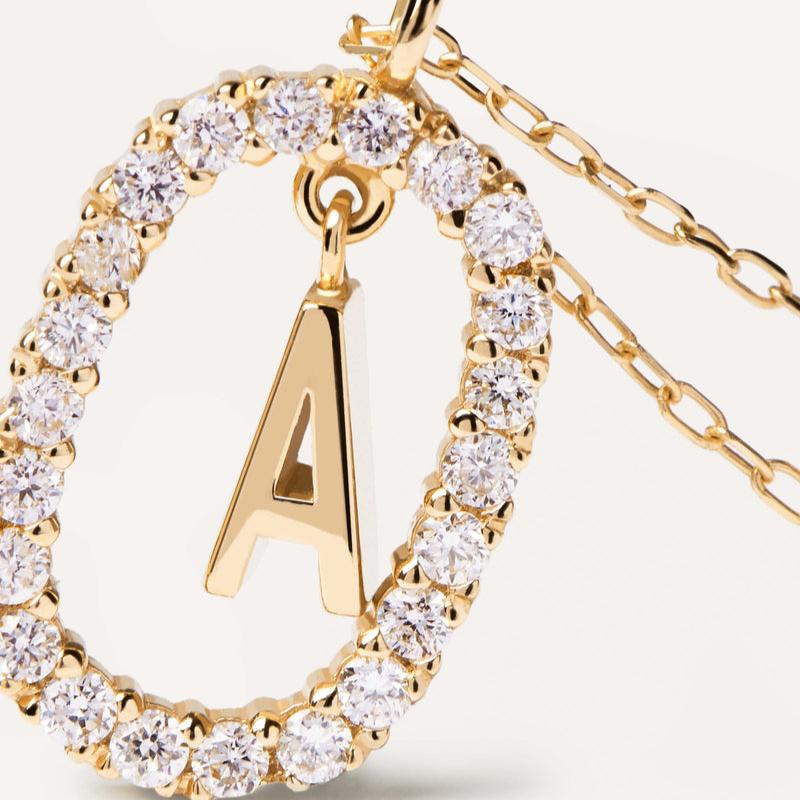 Lena  Radiant Initial Necklace