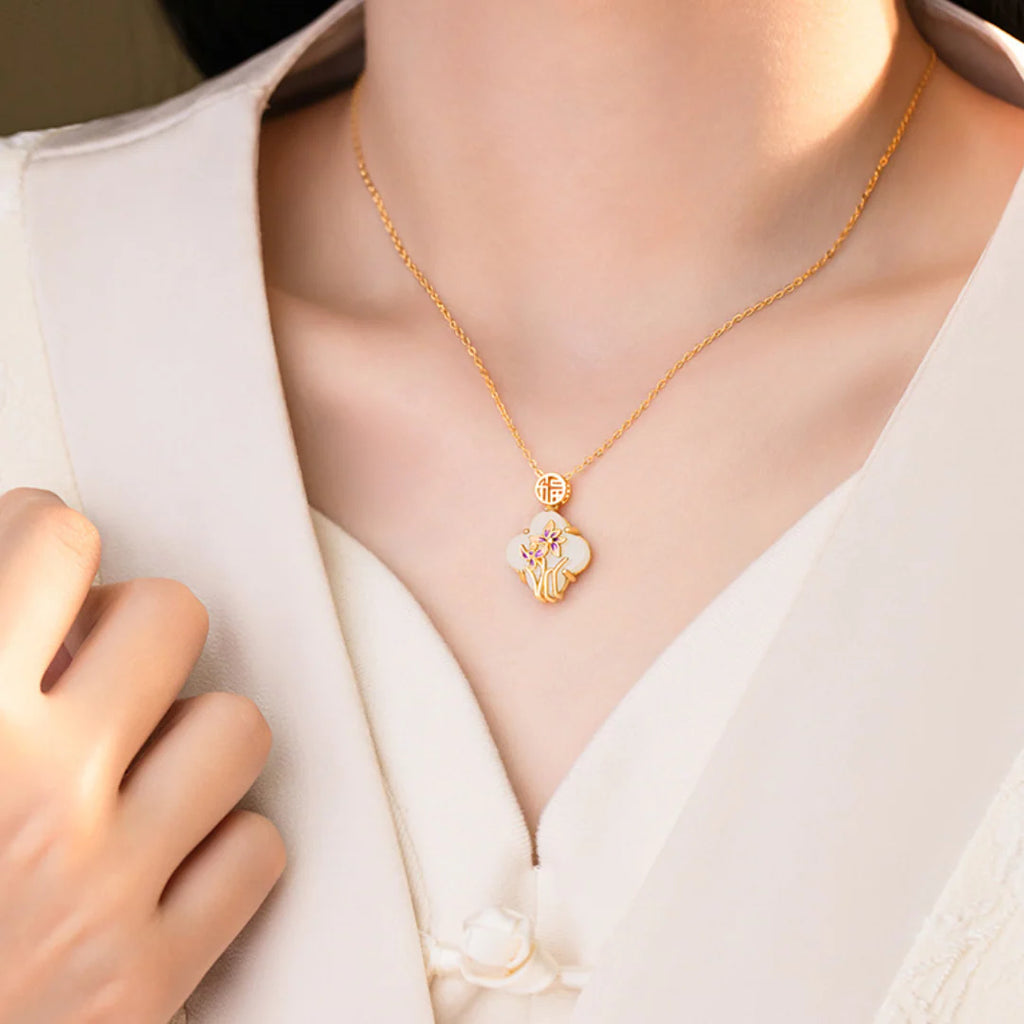 Isabelle Floral Pearl Necklace & Bracelet Set