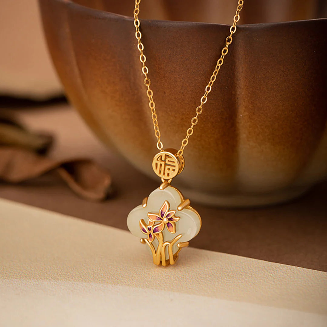Isabelle Floral Pearl Necklace & Bracelet Set