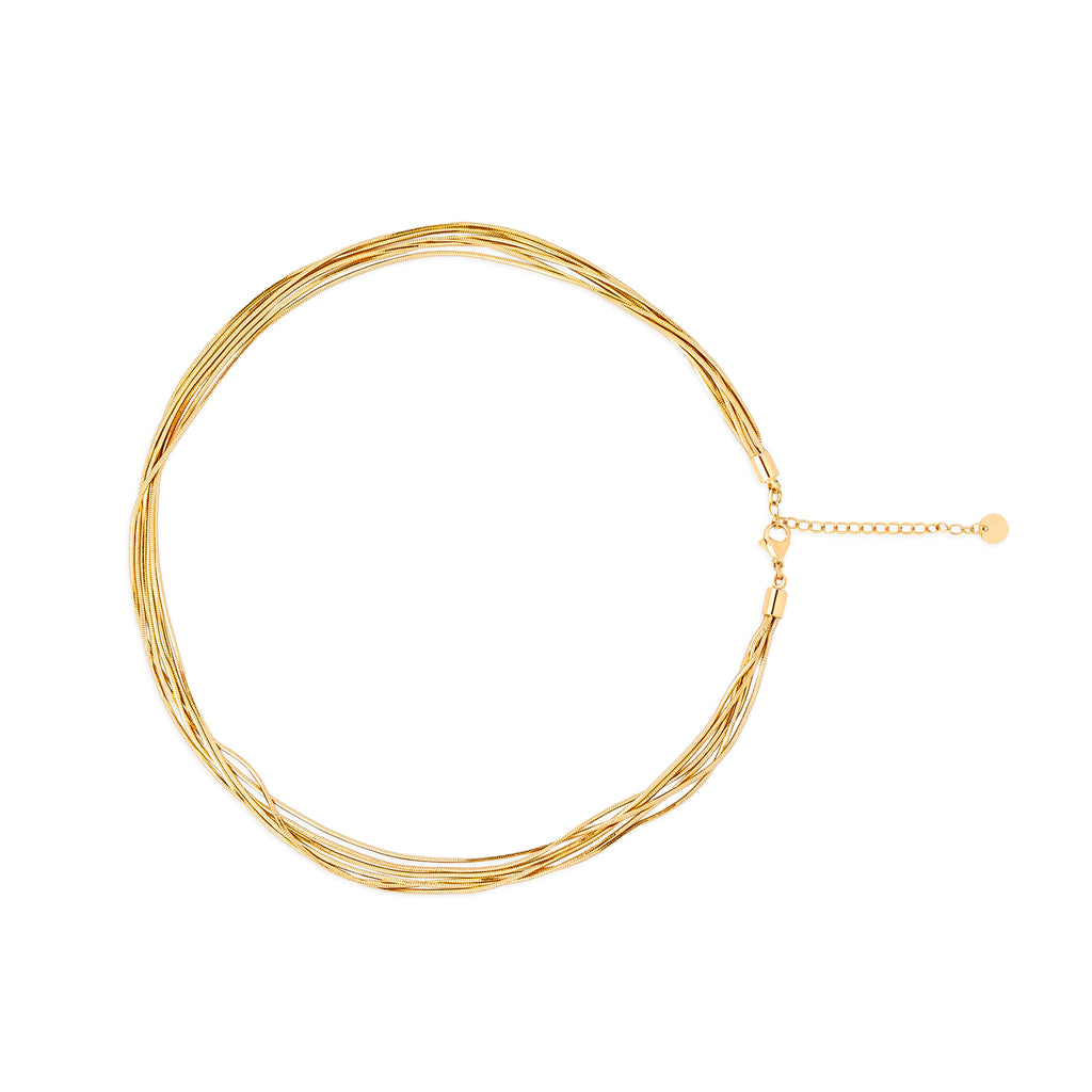 Starry Multi-Layer Tassel Chain Necklace