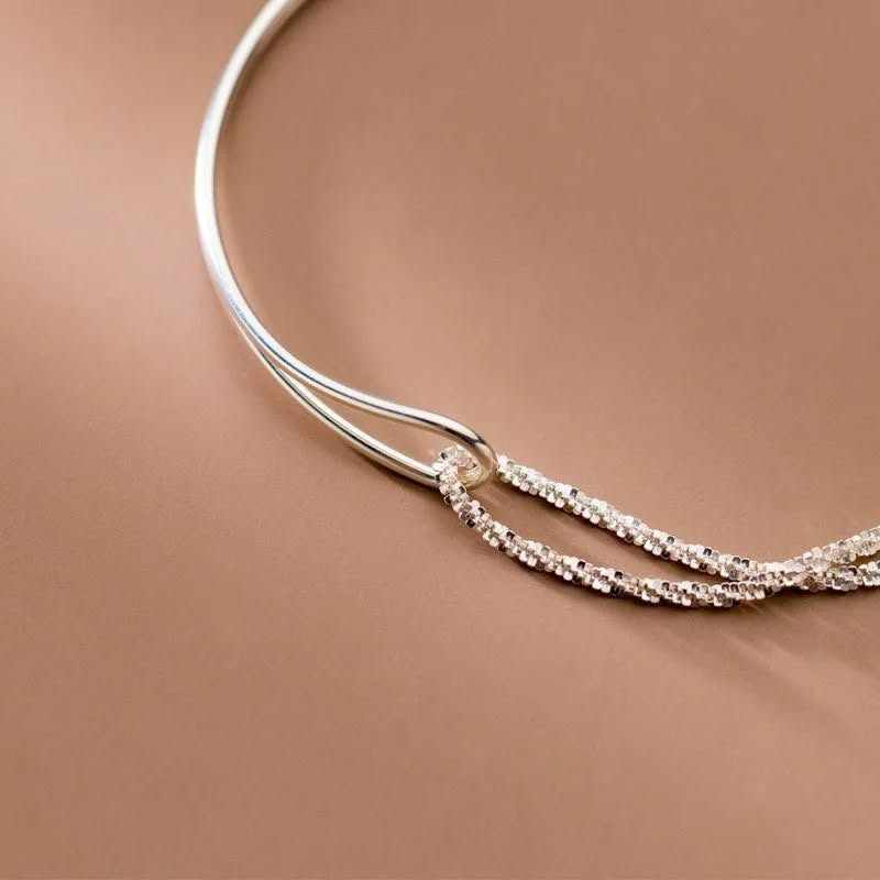 Elina Double Chain Loop Bracelet