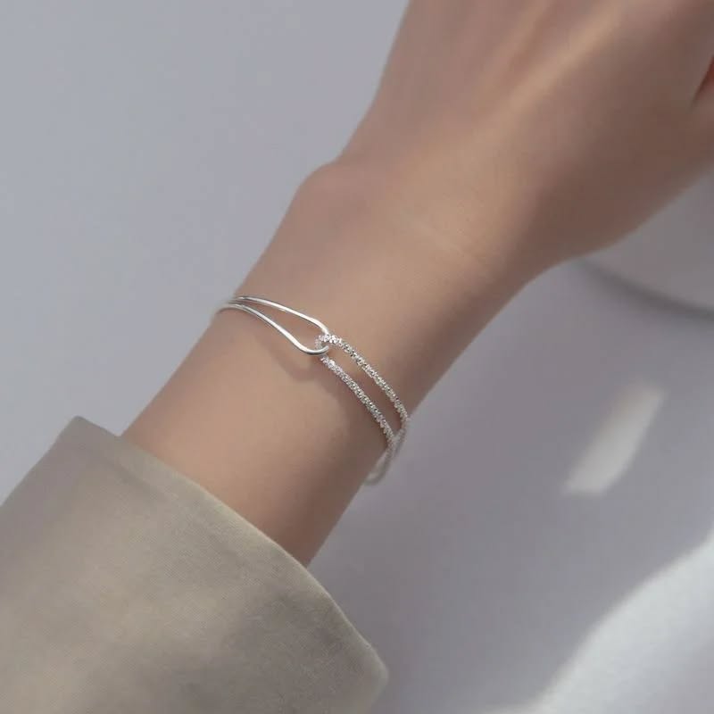 Elina Double Chain Loop Bracelet