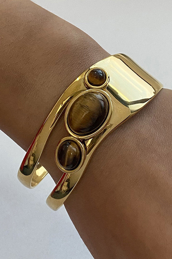 Terra Glow Statement Cuff