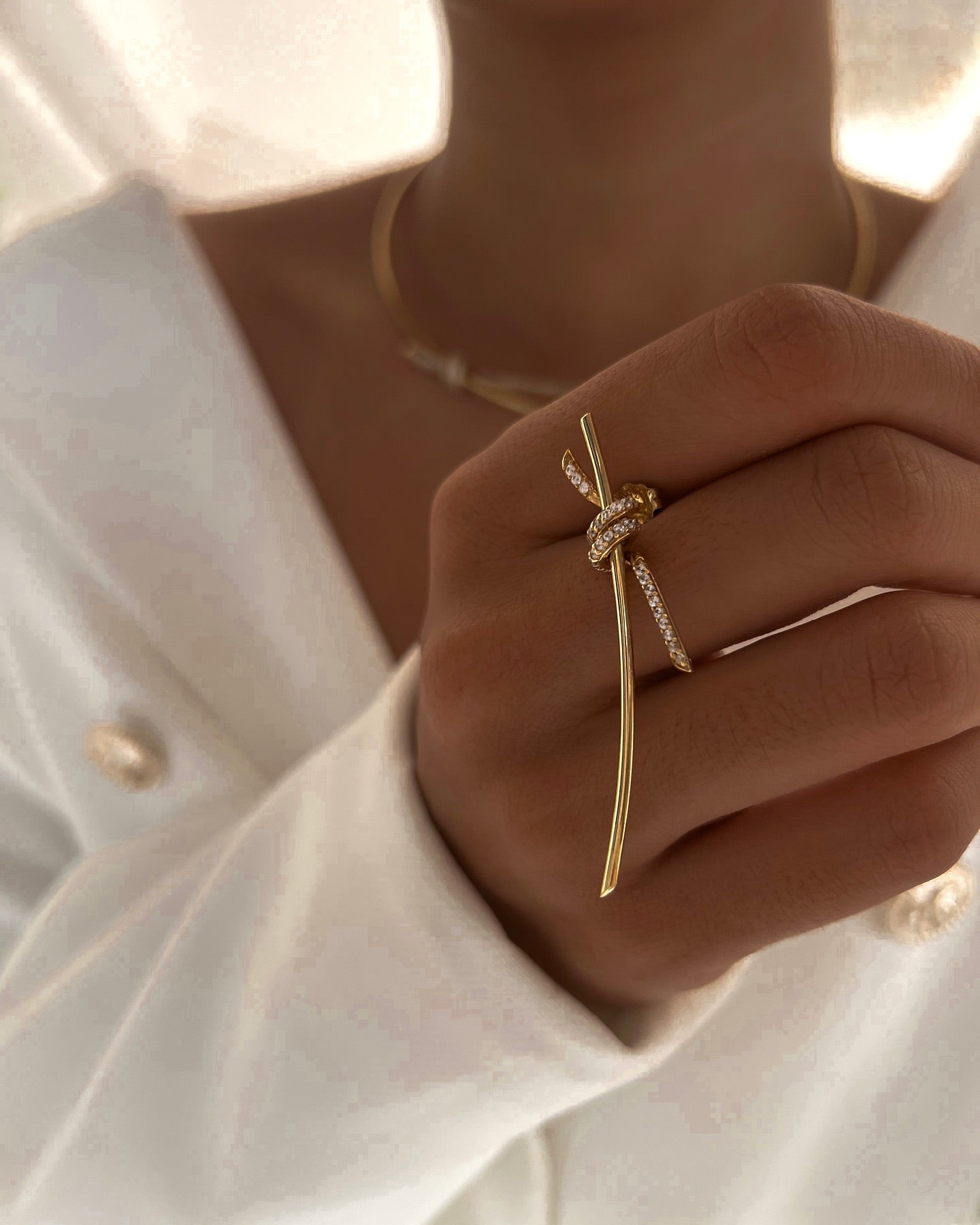 Sophia Knot Necklace & Earring Set