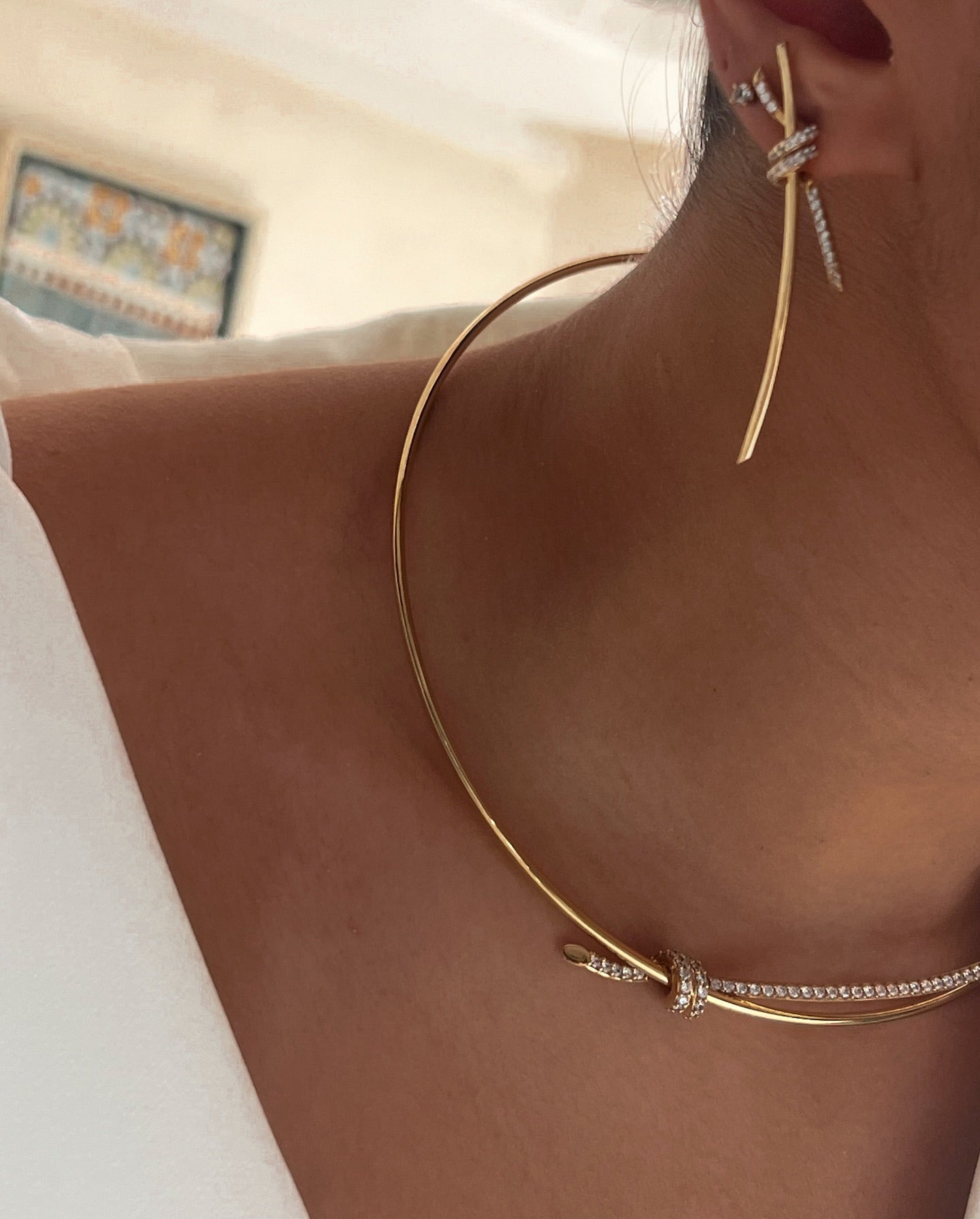 Sophia Knot Necklace & Earring Set