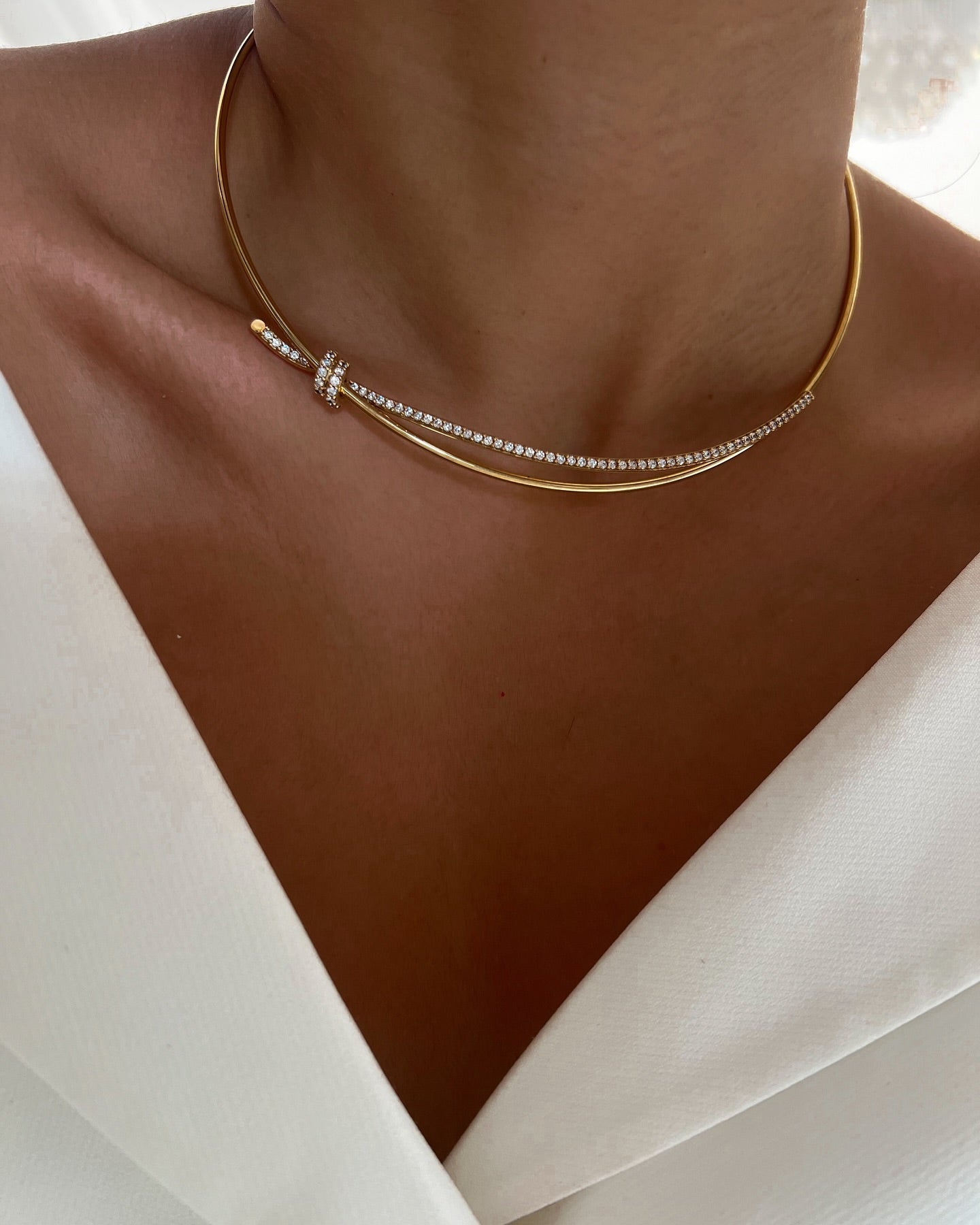 Sophia Knot Necklace & Earring Set