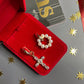 Valentina Luxe Mismatched 4 Charms Earrings