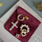 Valentina Luxe Mismatched 4 Charms Earrings