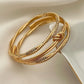 Aurelia Luxe Bracelet Stack of 3 For Women